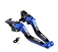 Leviers d'embrayage Levier De Frein Et d'embrayage Pliable Extensible avec Fonction Parking pour Moto pour X-ADV X-ADV750 XADV750 X ADV750 2017-2020(Blue 2)