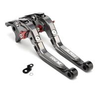 Leviers d'embrayage Levier De Frein Et d'embrayage Pliable Extensible avec Fonction Parking pour Moto pour X-ADV X-ADV750 XADV750 2017-2020(Gray 2)