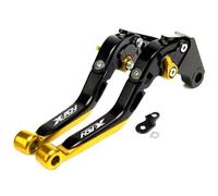 Leviers d'embrayage Levier De Frein Et d'embrayage Pliable Extensible avec Fonction Parking pour Moto pour X-ADV X-ADV750 XADV750 2017-2020(Gold 2)