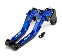 Leviers d'embrayage Levier De Frein Et d'embrayage Pliable Extensible avec Fonction Parking pour Moto pour X-ADV X-ADV750 XADV750 2017-2020(Blue 2)