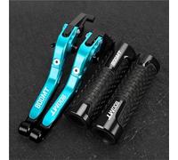 Leviers d'embrayage Leviers De Frein Et d'embrayage Extensibles Réglables pour Moto pour CFMOTO 800MT 800 MT 800-MT 2021-2025(Blue 4)