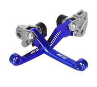 Leviers d'embrayage Poignées De Commande Moto 22 Mm (7/8") - Leviers Frein Et d'embrayage Pivotants Accessoires pour Kawasaki KX250F KX 250 F 2004-2018(Blue KX250F 2004)