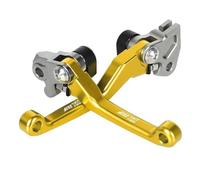 Leviers d'embrayage Poignées De Commande Moto 22 Mm (7/8") - Leviers Frein Et d'embrayage Pivotants Accessoires pour Kawasaki KX250F KX 250 F 2004-2018(Yellow KX250F 2013-2018)