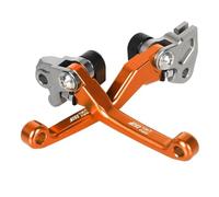 Leviers d'embrayage Poignées De Commande Moto 22 Mm (7/8") - Leviers Frein Et d'embrayage Pivotants Accessoires pour Kawasaki KX250F KX 250 F 2004-2018(Orange KX250F 2013-2018)