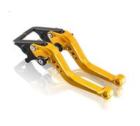 Leviers Frein D'Embrayage Pour F800R 2009 2010 2011 2012 2013 2014 2015-2018 Pour F800S 2006-2014 Moto Leviers Frein D'embrayage Courts Réglables(Gold 2)