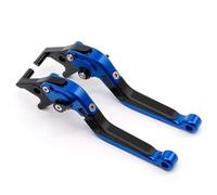 Leviers Frein d'embrayage pour NSS pour Forza 350 300 250 125 150 750 2010-présent Levier d'embrayage Levier De Frein Ensemble Leviers De Poignée De Moteur Réglables(BU.BK.BU.BK)
