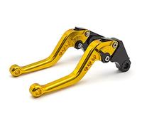 Leviers Frein D'Embrayage Pour Vespa Pour 160GS Pour 180SS 150 Pour VBA-T4 50-125 Pour ET3 Pour XL125 Pour PX80-200 Pour Lusso Leviers Frein À Tambour Réglables Scooters(Gold)