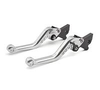 Leviers Frein D'Embrayage Pour Vespa Pour 160GS Pour 180SS 150 Pour VBA-T4 50-125 Pour ET3 Pour XL125 Pour PX80-200 Pour Lusso Leviers Frein À Tambour Réglables Scooters(Silver)