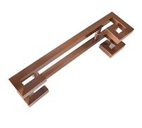 Leviers Porte 2 à 5 Pieds Long Portes en Verre/Bois, Garage, abri Jardin, hôtel, Bureau, quincaillerie en Acier Inoxydable, Dos à dos/B/100 cm/39,4 po