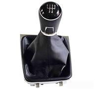 leviers Vitesse pour pour VW pour Golf 7 MK7 2013 2014-2017 Pommeau De Levier De Vitesse Levier Complet Guêtre Couverture Botte Étui en Cuir Manuel 5 6 Vitesses Bouton Levier (Couleur : A)