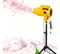 levigationlu Machine à Mousse Fête 1000W, Canon à Mousse avec Angle De Pulvérisation Réglable, Débit 20 M³/Min, avec Pompe, Tuyau Et Trépied, pour Piscine, Fête D’été, Anniversaire Et Jardin
