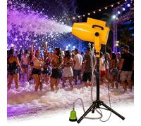 levigationlu Machine à Mousse pour Fête, Canon à Mousse 1000W avec Angle De Pulvérisation Réglable, Débit 20 M³/Min, Machine à Bulles pour Enfants Et Adultes, Piscine, Anniversaires, Jardin