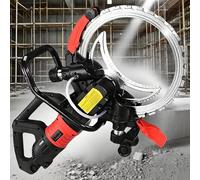 levigationlu Scie à Béton électrique 16", Dmachine De Découpe Murale 9500W, avec 2 Lames Diamantées, Coupe sans Poussière, Profondeur De Coupe 11,4", pour Le Rainurage De Briques Et De Béton Brushed