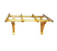 Levigne 02768 Marquise d'accueil avec ossature en Bois