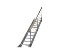 Levigne Rampe à Câbles pour Escalier à Limon Central Montana - REC80K