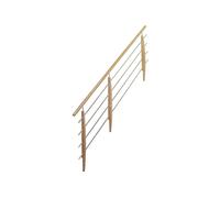 Levigne Rampe à Tubes Alu pour Escalier à Limon Central Montana - REC80K2