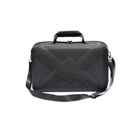 Levigo Coque rigide en EVA pour console de jeu, sac de rangement portable, sac à bandoulière pour Sony PS5 Slim, accessoires de console de jeu, étui de transport de voyage avec bandoulière