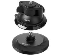 Levigo Gimble Support de direction à libération rapide et base à ventouse magnétique compatible avec DJI Osmo Pocket 3, support de montage magnétique à ventouse pour caméra de sport Insta360 GO 3