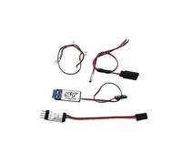 Levigo Kit d'éclairage LED RC blanc chaud avec feu arrière rouge compatible avec Traxxas 1/18 Trx4 m K10 - Barre d'éclairage avec contrôleur