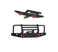 Levigo RC Cadre de pare-chocs avant et arrière en aluminium compatible avec Traxxas 1/18 TRX-4M Defender RC Accessoires de mise à niveau Kit de protection avant et arrière