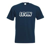 Levin Prenom Garçons T-Shirt Impression Haut Fun Design Print