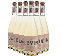 LEVIN Sans alcool Blanc de Blancs - Blanc - Villa Noria - Sans Alcool - Vin Blanc du Languedoc - Roussillon (6x75 IO Sans Alcool