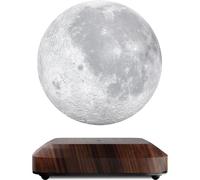 LEVINA Lampe de lune flottante - Lampe de lune en lévitation tournant dans l'air - Globe de lampe magnétique - Lumière de nuit lunaire - Décor de chambre, Lampes cool, Décor unique (3 Colors)