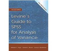 Levine's Guide to Spss for Analysis of Variance David Mackinnon, Melanie C. Page, Sanford L. Braver (Auteur)
