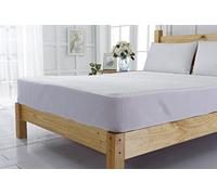 Levinsohn Bed Maker's Textile Refroidissement Jacquard Housse de Matelas avec Filet, Blanc, Queen Size