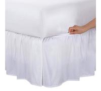 levinsohn Magic Jupe Enveloppant Volants Tour de lit, Blanc, Queen Size