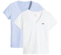Levi's 2pack Perfect Vneck Tees, Lot de 2 t-Shirts à col en V Kentuc, S Femmes