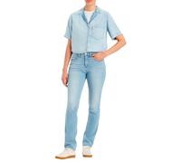 Levi's 314 Shaping Straight Light Indigo-Worn in Stright, Lapis Sense, 31W x 30L Femme