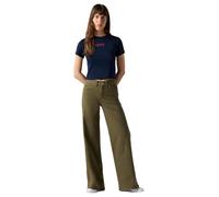 Levi's 318 Styled SHP Wide Leg Pantalon, Ivy Green, 32W x 34L Femmes