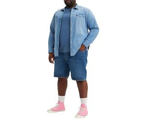 Levi's 501 Original Big & Tall Jeans, Bleu Eyes Break Short, 24 Plus Homme
