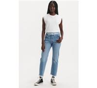 Levi's 501® Original Split Cropped Jeans Med Indigo Taille: W24L28 | Jeans droits Outlet | Femme | Bleu