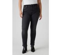 Levi's 724 High Rise Straight Black Worn In Taille: W27L32 | Pantalons slim Outlet | Femme | Le Noir