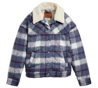 Levi's 90s Cozy Truckers DOUBLÉS Sherpa, Selma Plaid Vintage, L Femme