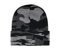 Levi's Klassische Warme Winter-strickmütze mit Fleece Gefüttert für Damen und Herren Bonnet, Gris moucheté, Taille Unique Mixte