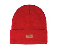 Levi's All-Season Hero Beanie Soft Knit Cuffed Winter Hat, Warm & Comfortable Everyday Style Bonnet, Rouge (Rosso), Taille Unique Homme