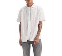 Levi's Authentic Button Chemise à Manches Courtes pour Homme, Cupertino Stripe Bri, L