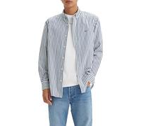 Levi's Authentic Button Down Shirt, Dean Stripe Estate Blue, M Homme