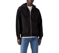 Levi's Authentic Full Zip Maillot de survêtement, Black Agate Garment Dye F Black Agate, M Homme