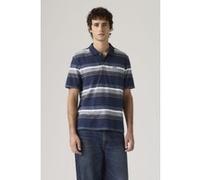 Levi’s Homme Polo Manches Courtes en Coton, Relaxed Fit, Bleu (Kurtley Stripe Dress), M