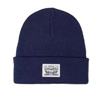 Levi's - Backpatch Beanie - unisex - Accessoires - Bleu - Taille: ONE Size