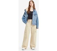 Levi's Baggy Cargo Pant Beige Taille: W26L30 | Pantalons cargo Outlet | Femme | Marron