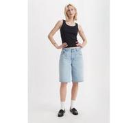 Levi's Baggy Dad Jorts Blue Taille: 24 | Shorts de Sport Outlet | Femme | Bleu
