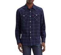 Levi's Barstow Western Standard Chemise, Indigoyd2 DK.Indigo, XS Homme