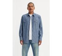 Levi's Barstow Western Standard Chemise Homme, Grant Mid Blue Chambray, XS