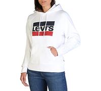 Levi's Batwing Hoodie, Sweat-shirt À Capuche Femme, Blanc (Sportswear Hoodiee White 0001), Large