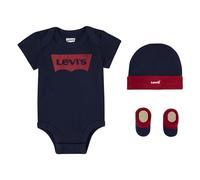 Levi´s ® Kids Batwing Short Sleeve Body Bleu 0-6 Months Enfants